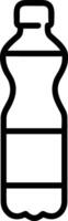 Flasche trinken Symbol Symbol Bild. Illustration von das trinken Wasser Flasche Glas Design Bild vektor