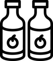 Flasche trinken Symbol Symbol Bild. Illustration von das trinken Wasser Flasche Glas Design Bild vektor