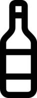 Flasche trinken Symbol Symbol Bild. Illustration von das trinken Wasser Flasche Glas Design Bild vektor