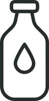 Flasche trinken Symbol Symbol Bild. Illustration von das trinken Wasser Flasche Glas Design Bild vektor