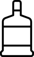 Flasche trinken Symbol Symbol Bild. Illustration von das trinken Wasser Flasche Glas Design Bild vektor