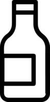 Flasche trinken Symbol Symbol Bild. Illustration von das trinken Wasser Flasche Glas Design Bild vektor