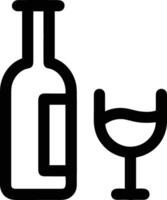 Flasche trinken Symbol Symbol Bild. Illustration von das trinken Wasser Flasche Glas Design Bild vektor