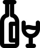 Flasche trinken Symbol Symbol Bild. Illustration von das trinken Wasser Flasche Glas Design Bild vektor