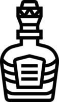 Flasche trinken Symbol Symbol Bild. Illustration von das trinken Wasser Flasche Glas Design Bild vektor