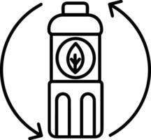 Flasche trinken Symbol Symbol Bild. Illustration von das trinken Wasser Flasche Glas Design Bild vektor