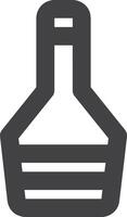 Flasche trinken Symbol Symbol Bild. Illustration von das trinken Wasser Flasche Glas Design Bild vektor