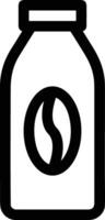 Flasche trinken Symbol Symbol Bild. Illustration von das trinken Wasser Flasche Glas Design Bild vektor