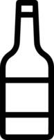 Flasche trinken Symbol Symbol Bild. Illustration von das trinken Wasser Flasche Glas Design Bild vektor