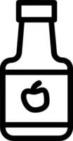 Flasche trinken Symbol Symbol Bild. Illustration von das trinken Wasser Flasche Glas Design Bild vektor