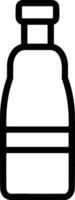 Flasche trinken Symbol Symbol Bild. Illustration von das trinken Wasser Flasche Glas Design Bild vektor