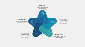 modern Infografik Vorlage. kreativ Geschäft Prozess zum Präsentation. Tonhöhe Deck Arbeitsablauf Design im . vektor