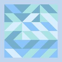 dämpad Färg geometrisk bakgrund. minimal omslag mall design för webb. modern abstrakt bakgrund med geometrisk former vektor