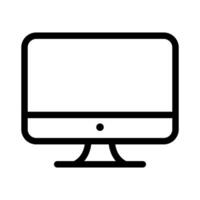 Desktop pc Symbol. Desktop Computer. vektor