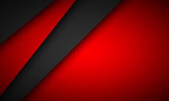 schwarz und rot Überlappung Schichten Hintergrund mit Kohlenstoff Ballaststoff Textur. modern Material Design Hintergrund. Illustration korporativ Vorlage vektor