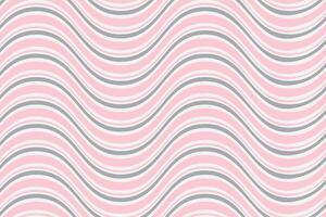 einfach abstrakt Wiese lite Rosa grau Asche Farbe glatt zick Zack Linie Muster abstrakt Hintergrund mit ein Rosa und Weiß gestreift Muster vektor
