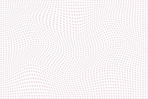 einfach abstrakt Wiese lite Rosa Farbe klein Polka Punkt wellig Muster ein Weiß Hintergrund mit viele von Punkt Rosa Hintergrund mit ein Muster von Kreise vektor