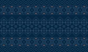 elegant Textil- Rand mit Blumen- Motiv.Vintage Textil- Rand zum klassisch Designs.bunt Textil- Rand mit geometrisch Muster vektor