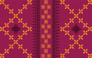 elegant textil- gräns med blommig motiv.vintage textil- gräns för klassisk designs.colorful textil- gräns med geometrisk mönster vektor