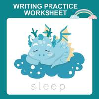 Lernen zu Schreiben Aktivität. Rückverfolgung Brief Aktivität Arbeitsblatt zum Kinder vektor