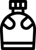 Flasche trinken Symbol Symbol Bild. Illustration von das trinken Wasser Flasche Glas Design Bild vektor