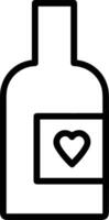 Flasche trinken Symbol Symbol Bild. Illustration von das trinken Wasser Flasche Glas Design Bild vektor