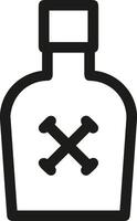 Flasche trinken Symbol Symbol Bild. Illustration von das trinken Wasser Flasche Glas Design Bild vektor