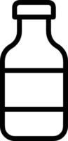 Flasche trinken Symbol Symbol Bild. Illustration von das trinken Wasser Flasche Glas Design Bild vektor