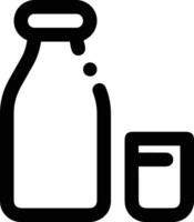 Flasche trinken Symbol Symbol Bild. Illustration von das trinken Wasser Flasche Glas Design Bild vektor