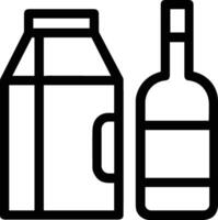 Flasche trinken Symbol Symbol Bild. Illustration von das trinken Wasser Flasche Glas Design Bild vektor