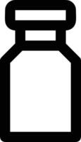 Flasche trinken Symbol Symbol Bild. Illustration von das trinken Wasser Flasche Glas Design Bild vektor