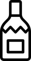 Flasche trinken Symbol Symbol Bild. Illustration von das trinken Wasser Flasche Glas Design Bild vektor