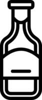 Flasche trinken Symbol Symbol Bild. Illustration von das trinken Wasser Flasche Glas Design Bild vektor