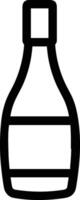 Flasche trinken Symbol Symbol Bild. Illustration von das trinken Wasser Flasche Glas Design Bild vektor