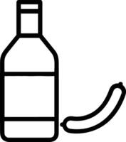 Flasche trinken Symbol Symbol Bild. Illustration von das trinken Wasser Flasche Glas Design Bild vektor