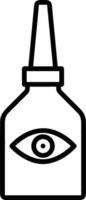 Flasche trinken Symbol Symbol Bild. Illustration von das trinken Wasser Flasche Glas Design Bild vektor