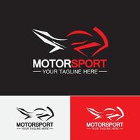 Motorrad-Sport-Logo-Symbol-Vektor-Illustration-Design-Vorlage vektor