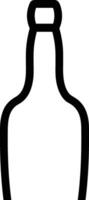 Flasche trinken Symbol Symbol Bild. Illustration von das trinken Wasser Flasche Glas Design Bild vektor