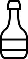 Flasche trinken Symbol Symbol Bild. Illustration von das trinken Wasser Flasche Glas Design Bild vektor