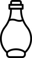 Flasche trinken Symbol Symbol Bild. Illustration von das trinken Wasser Flasche Glas Design Bild vektor