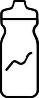 Flasche trinken Symbol Symbol Bild. Illustration von das trinken Wasser Flasche Glas Design Bild vektor