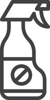 Flasche trinken Symbol Symbol Bild. Illustration von das trinken Wasser Flasche Glas Design Bild vektor