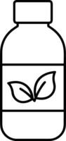 Flasche trinken Symbol Symbol Bild. Illustration von das trinken Wasser Flasche Glas Design Bild vektor