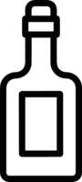 Flasche trinken Symbol Symbol Bild. Illustration von das trinken Wasser Flasche Glas Design Bild vektor