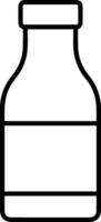 Flasche trinken Symbol Symbol Bild. Illustration von das trinken Wasser Flasche Glas Design Bild vektor