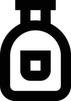 Flasche trinken Symbol Symbol Bild. Illustration von das trinken Wasser Flasche Glas Design Bild vektor