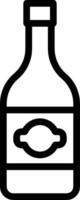 Flasche trinken Symbol Symbol Bild. Illustration von das trinken Wasser Flasche Glas Design Bild vektor