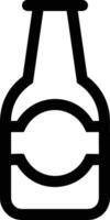 Flasche trinken Symbol Symbol Bild. Illustration von das trinken Wasser Flasche Glas Design Bild vektor