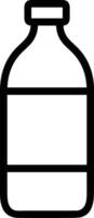 flaska dryck ikon symbol bild. illustration av de dryck vatten flaska glas design bild vektor