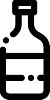 Flasche trinken Symbol Symbol Bild. Illustration von das trinken Wasser Flasche Glas Design Bild vektor